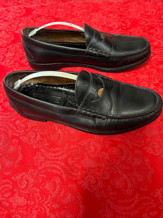 Johnston & Murphy Black Penny Loafers Men’s 11 Leather Slip On Classic main image 11